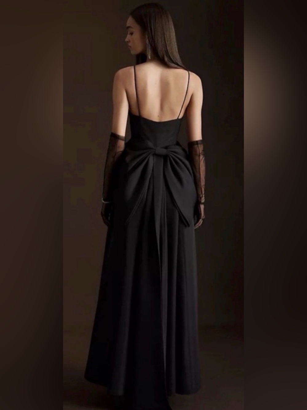 Sachin + Babi Hadley Gown Size 2 Black NWT